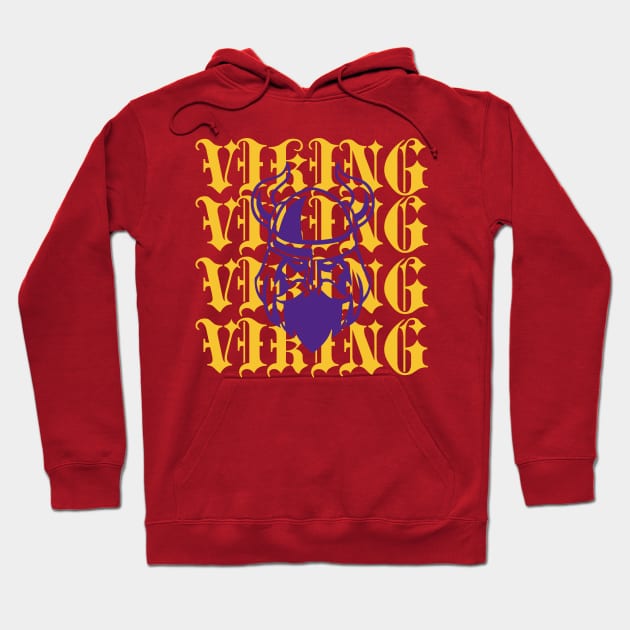 VIKINGS RETRO VINTAGED Hoodie by Lolane